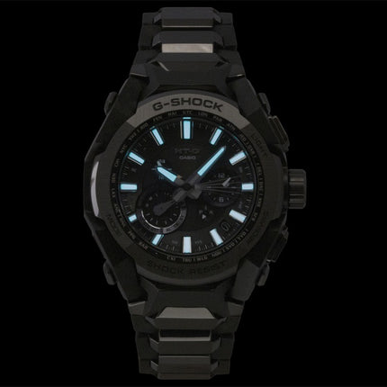 Casio G-Shock MT G Smartphone Link Analog Stainless Steel Black Dial Solar MTG-B4000BD-1A 200M Men's Watch