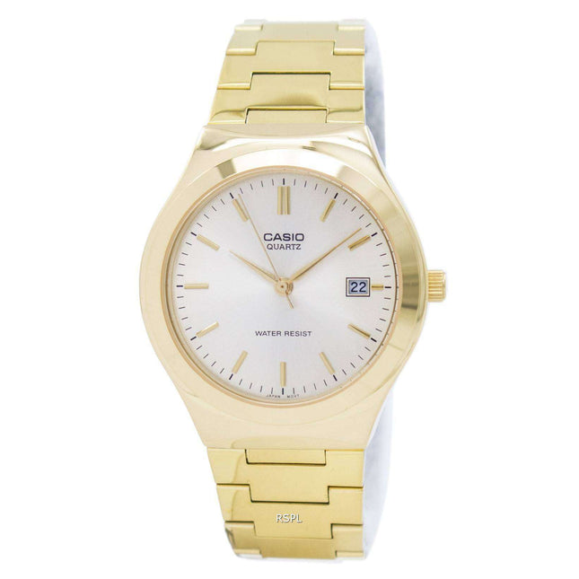 Casio Quartz Analog Gold Tone Dial MTP-1170N-9ARDF MTP-1170N-9AR Mens Watch