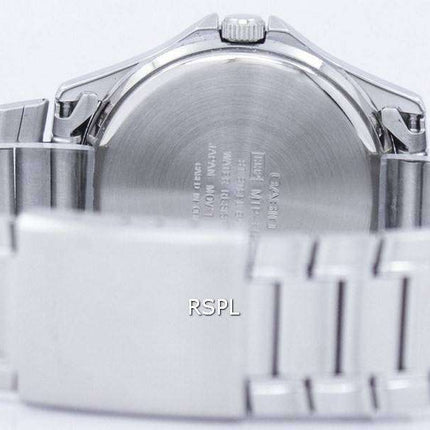 Casio Quartz Analog Stainless Steel Black Dial MTP-1183A-1ADF MTP-1183A-1A Mens Watch