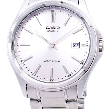 Casio Quartz Analog Stainless Steel Silver Dial MTP-1183A-7ADF MTP-1183A-7A Mens Watch