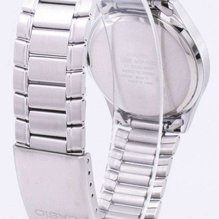Casio Quartz Analog Stainless Steel Silver Dial MTP-1183A-7ADF MTP-1183A-7A Mens Watch