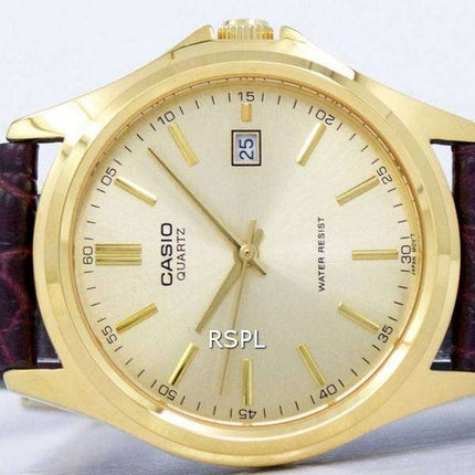 Casio Quartz Analog Gold Dial MTP-1183Q-9ADF MTP-1183Q-9A Mens Watch