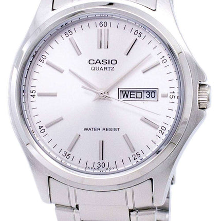 Casio Enticer Quartz Analog Silver Dial MTP-1239D-7ADF MTP-1239D-7A Mens Watch