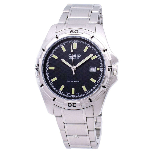 Casio Enticer Quartz Analog Black Dial MTP-1244D-8ADF MTP-1244D-8A Mens Watch
