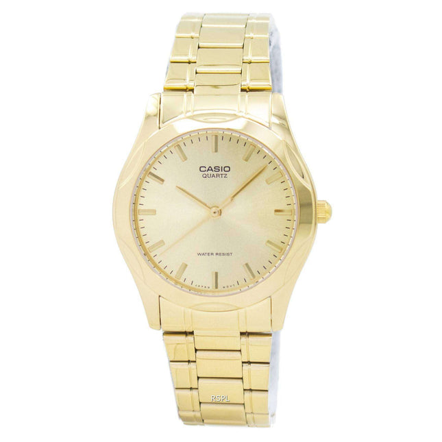 Casio Quartz Analog Gold Plated MTP-1275G-9ADF MTP-1275G-9A Mens Watch