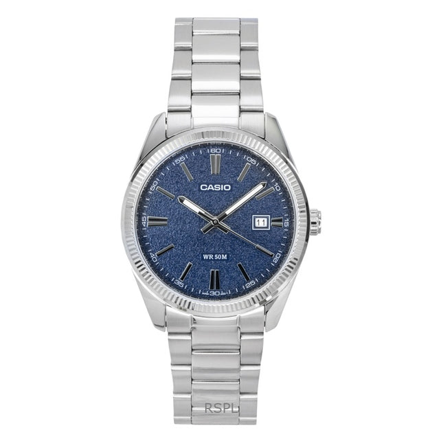 Casio Standard Analog Stainless Steel Blue Dial Quartz MTP-1302DA-2A1V Men's Watch