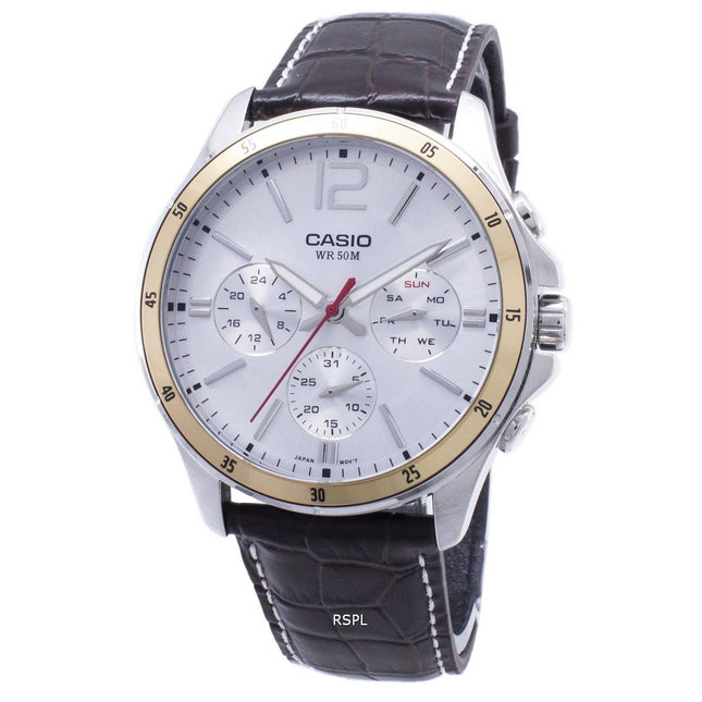 Casio Enticer MTP-1374L-7AV MTP1374L-7AV Chronograph Analog Men's Watch