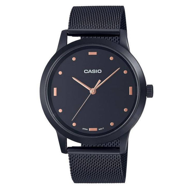 Casio Analog Black Dial Stainless Steel MTP-2022VB-1C MTP2022VB-1 Mens Watch