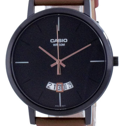 Casio Classic Analog Leather Quartz MTP-B100BL-1E MTPB100BL-1E Men's Watch
