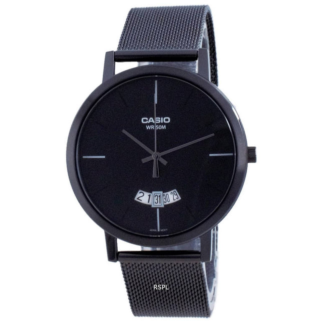 Casio Classic Analog Stainless Steel Mesh Quartz MTP-B100MB-1E MTPB100MB-1E Men's Watch