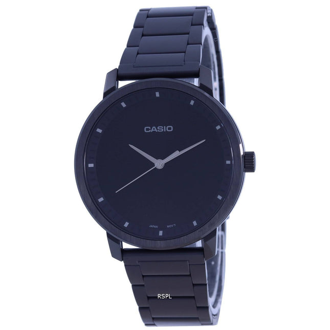Casio Analog Black Dial Stainless Steel MTP-B115B-1E MTPB115B-1 Men's Watch