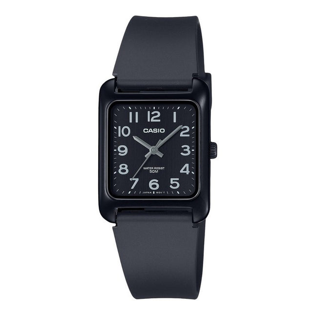 Casio Standard Analog Resin Strap Black Dial Quartz MTP-B175-1BV Men's Watch