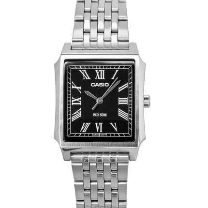 Casio Standard Analog Stainless Steel Black Dial Quartz MTP-B190D-1BV Men's Watch