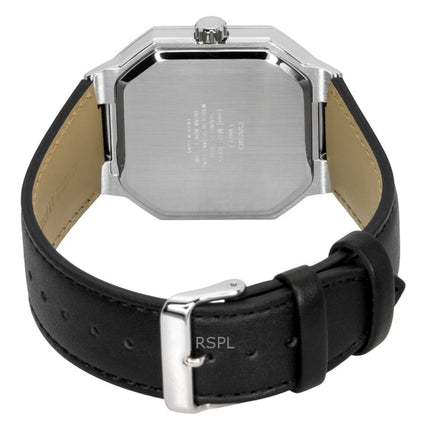 Casio Analog Leather Strap Black Dial Quartz MTP-B195L-1AV Men's Watch