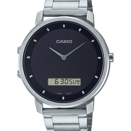 Casio Standard Stainless Steel Analog Digital MTP-B200D-1E MTPB200D-1 Mens Watch