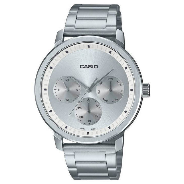 Casio Analog Silver Dial Stainless Steel MTP-B305D-7E MTPB305D-7 Men's Watch