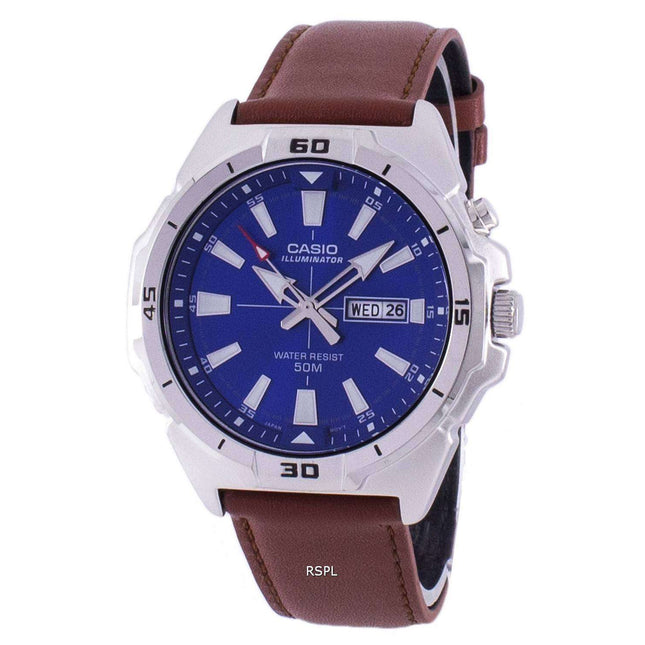 Casio Illuminator Analog Quartz MTP-E203L-2AV MTPE203L-2AV Men's Watch