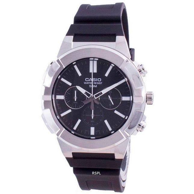 Casio Multi Hands Analog Quartz Chronograph MTP-E500-1A MTP-E500-1 Mens Watch