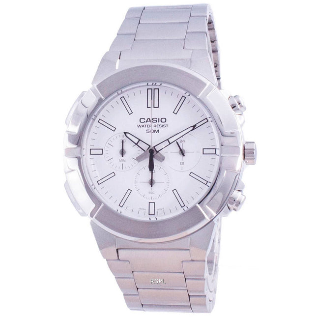 Casio Multi Hands Analog Quartz Chronograph MTP-E500D-7A MTP-E500D-7 Mens Watch