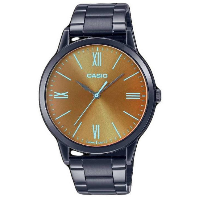 Casio Analog Stainless Steel Brown Dial Quartz MTP-E600B-1B MTPE600B-1B Men's Watch