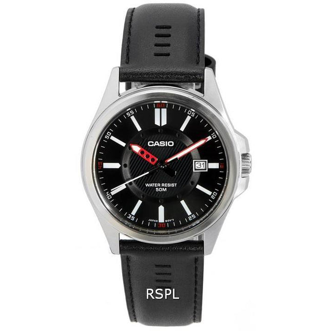 Casio Analog Black Dial Quartz MTP-E700L-1E MTPE700L-1E Men's Watch