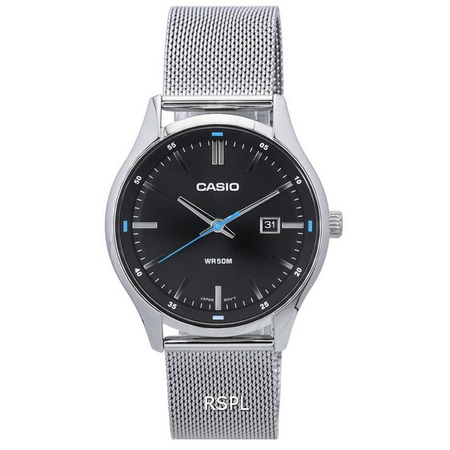 Casio Standard Analog Black Dial Quartz MTP-E710M-1A MTPE710M-1 Men's Watch