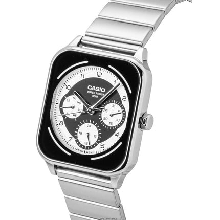 Casio Standard Analog Stainless Steel Black And White Dial Quartz MTP-M307D-1BV Men's Watch