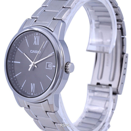 Casio Black Dial Stainless Steel Analog Quartz MTP-V002D-1B3 MTPV002D-1 Men's Watch