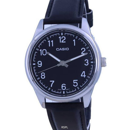 Casio Black Dial Stainless Steel Analog Quartz MTP-V005L-1B4 MTPV005L-1 Men's Watch