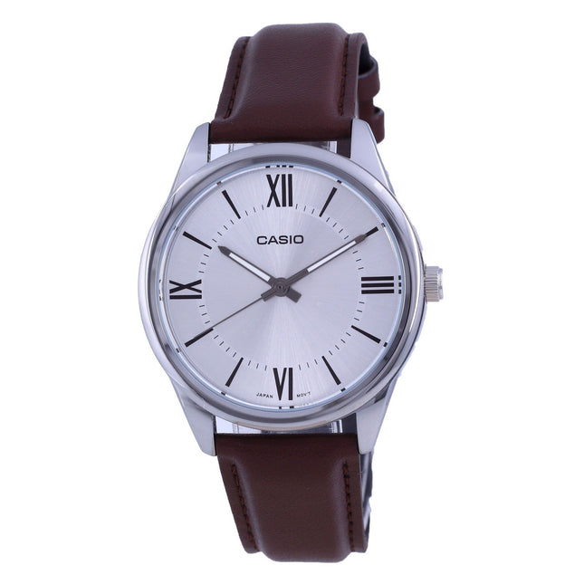 Casio Silver Dial Stainless Steel Analog Quartz MTP-V005L-7B5 MTPV005L-7 Men's Watch
