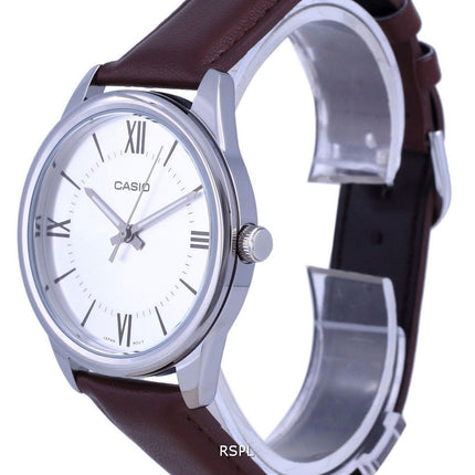 Casio Silver Dial Stainless Steel Analog Quartz MTP-V005L-7B5 MTPV005L-7 Men's Watch