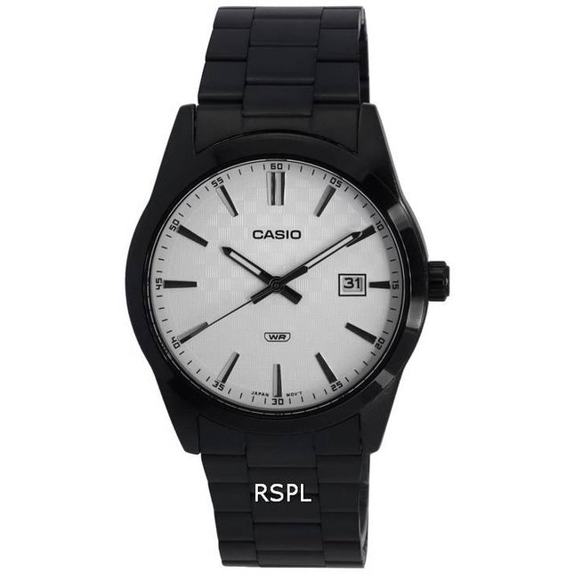 Casio Analog Stainless Steel White Dial Quartz MTP-VD03B-7A MTPVD03B-7 Men's Watch