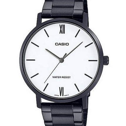 Casio White Dial Stainless Steel Analog MTP-VT01B-7B MTPVT01B-7 Mens Watch