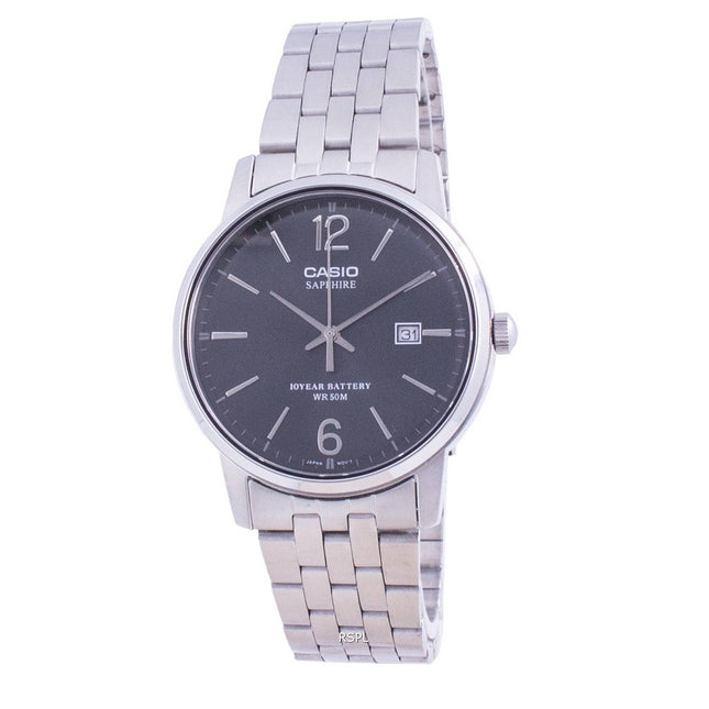 Casio Black Dial Stainless Steel Quartz MTS-110D-1AV MTS110D-1AV Men's Watch