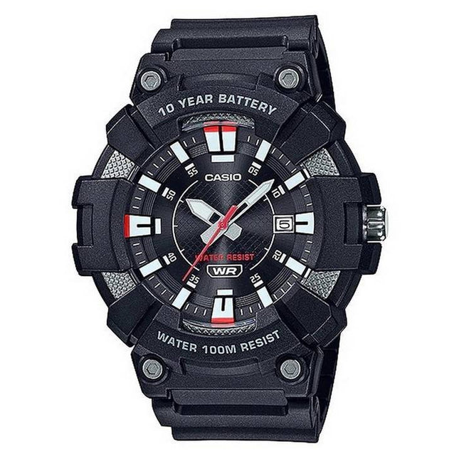Casio Youth Analog Black Dial MW-610H-1AV MW610H-1 Mens 100M Watch