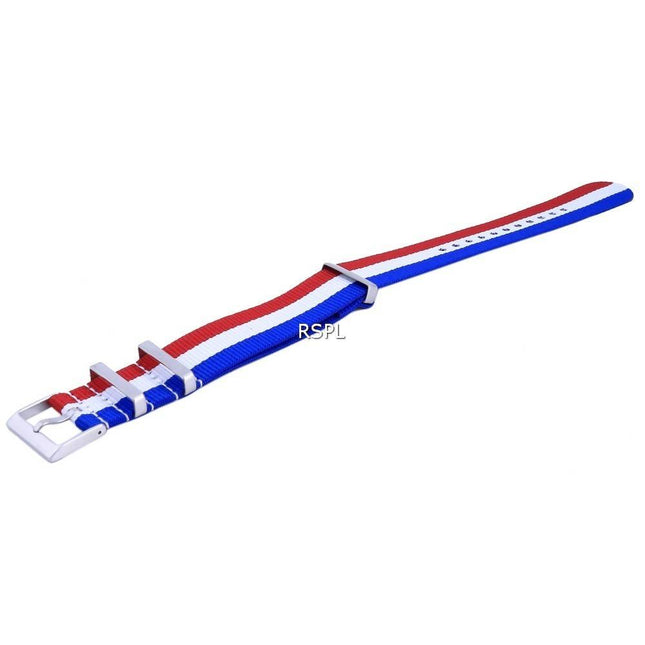 Ratio NATO25 France National Flag Pattern Polyester 22mm Watch Strap