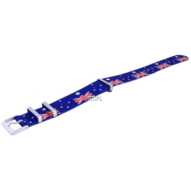 Ratio NATO30 Australia National Flag Pattern Polyester 22mm Watch Strap