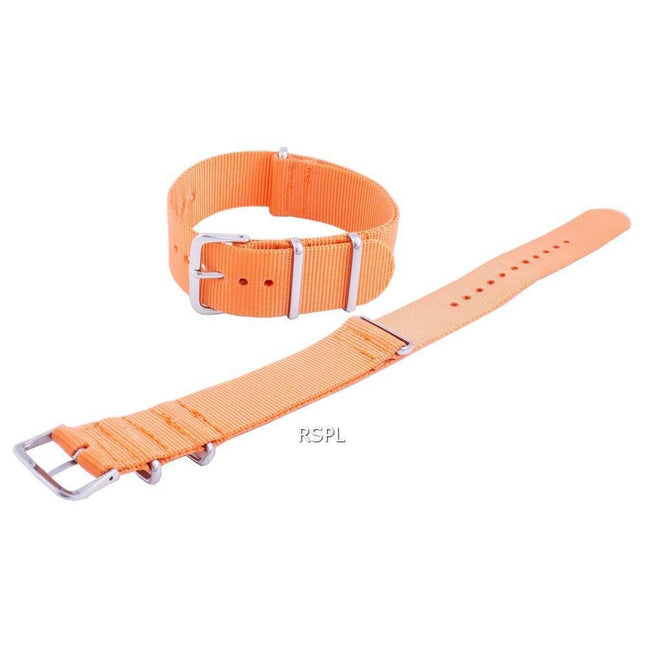 Ratio Orange NATO7 Nylon Strap 22mm