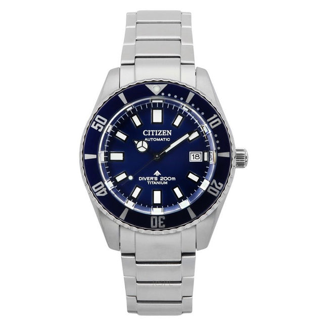 Citizen Promaster Fujitsubo Super Titanium Blue Dial Automatic Diver's NB6021-68L 200M Men's Watch
