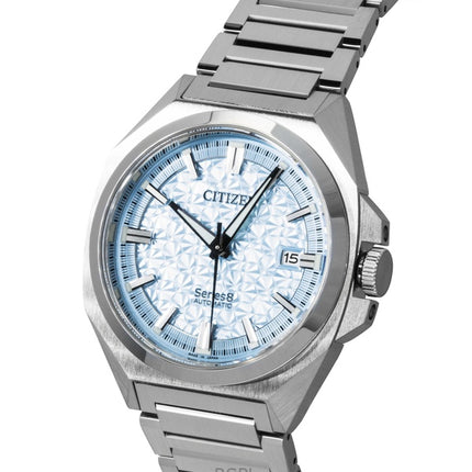 Citizen Series 8 Limited Edition Stainless Steel Light Blue Automatic NB6051-59L 100M Men's Watch