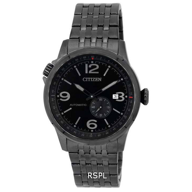 Citizen Future Force Stainless Steel Black Dial Automatic NJ0147-85E 100M Men's Watch