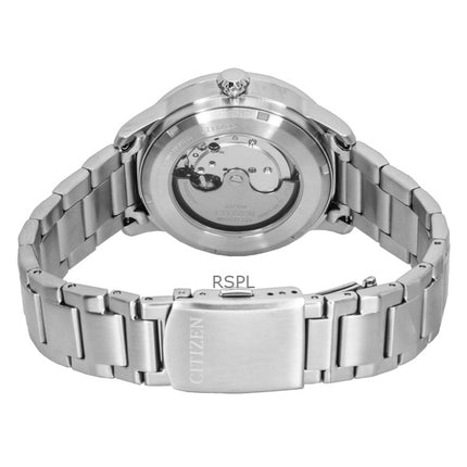 Citizen Urban Military Stainless Steel Black Dial Automatic NJ0190-51E 100M Men's Watch