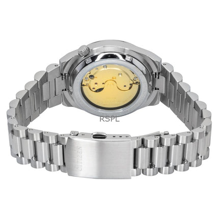 Citizen Tsuyosa Stainless Steel Sunray Purple Dial Automatic NJ0200-50W Men's Watch