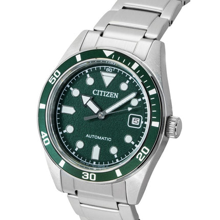 Citizen Stainless Steel Green Dial Automatic NJ0220-52X 100M Men's Watch
