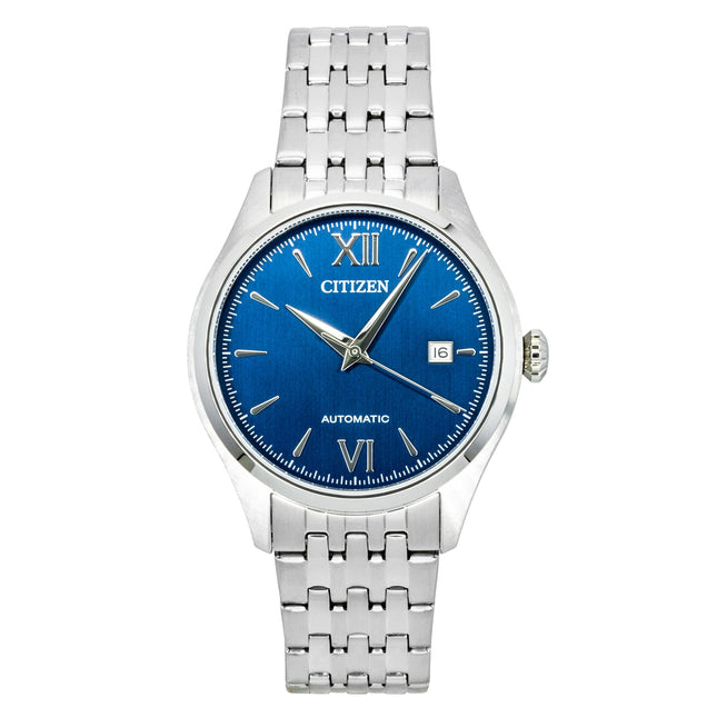 Citizen Stainless Steel Blue Dial Automatic NJ0240-55L Men's Watch
