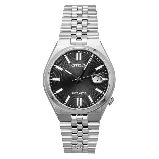 Citizen Tsuyosa 60 Stainless Steel Black Dial Automatic NK0020-55E Men's Watch