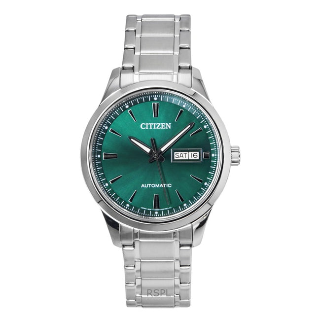Citizen Stainless Steel Green Dial Automatic NY4058-79X Men's Watch