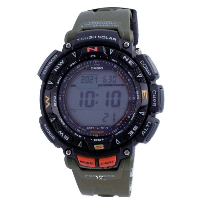 Casio Protrek Tough Solar Digital Compass PRG-240-3 PRG240-3 100M Men's Watch