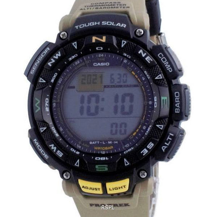 Casio Protrek Tough Solar Digital Compass PRG-240-5 PRG240-5 100M Men's Watch