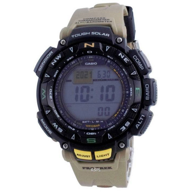 Casio Protrek Tough Solar Digital Compass PRG-240-5 PRG240-5 100M Men's Watch